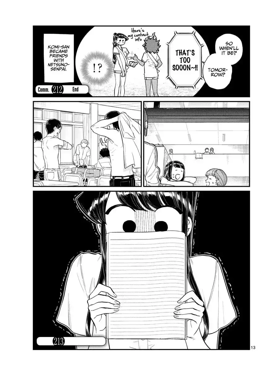 Komi-san wa Komyushou Desu Chapter 212 10